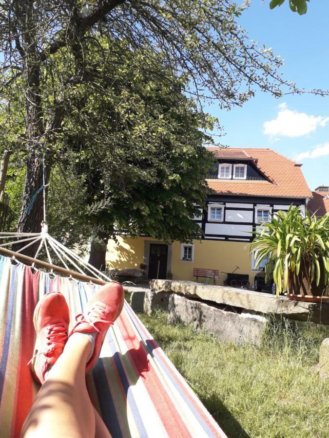 Spreehof Goebeln Apartment Grossdubrau Bagian luar foto